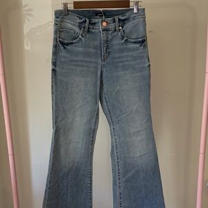 Express Light Blue Flare Jeans